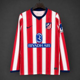 Mens Atletico Madrid 2026/27 home Long Sleeve Jersey